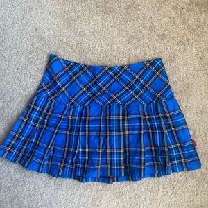 Tripp plaid mini skirt